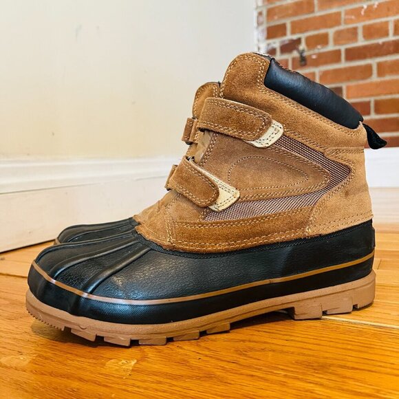 Totes Men's Snowbank Water Poof Winter Boots, Brown, Size 12 D - Picture 6 of 16